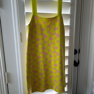 ZARA 💘 Floral Knit Mini Dress in Pink & Yellow